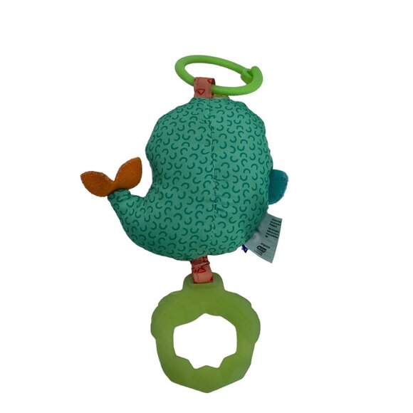 Infantino Narwhal Chime & Go Tag Along Pal Clip On Baby Toy Age 6-12 Months - Picture 2 of 6